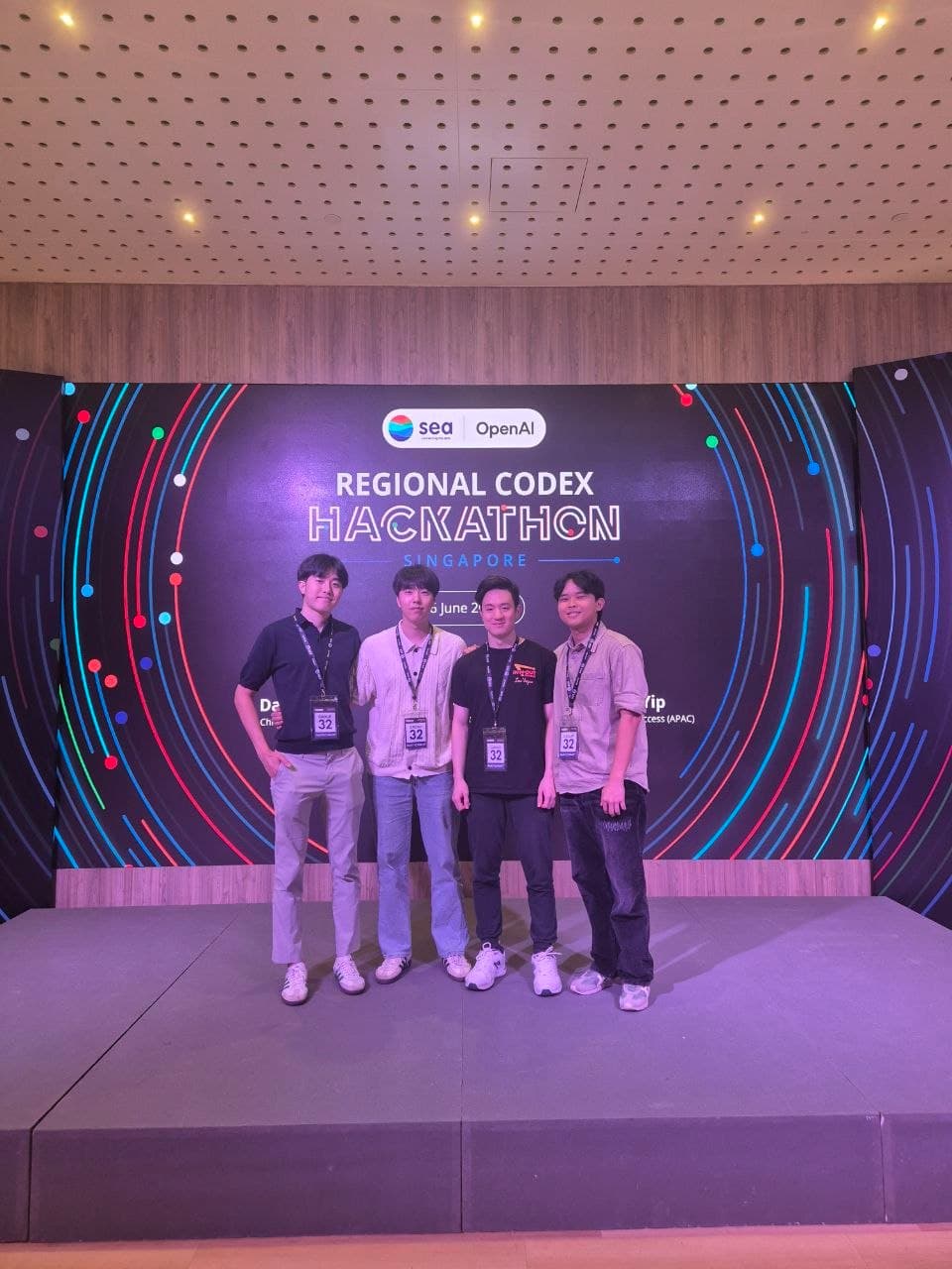 SEA OpenAI hackathon team photo
